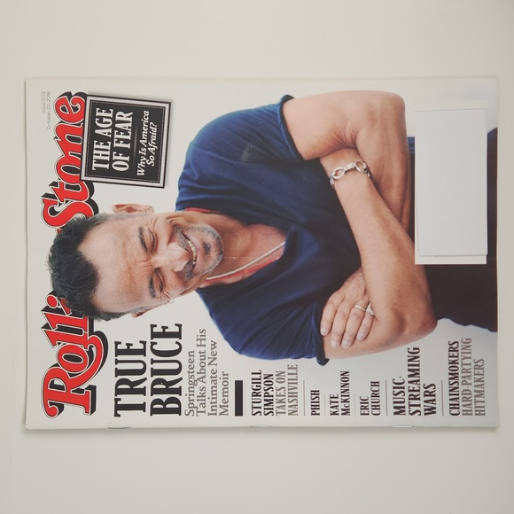 BRUCE SPRINGSTEEN ROLLING STONE 1272, OCT 20, 2016 VG+ CONDITION - Picture 17 of 17